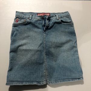 Vintage guess denim skirt